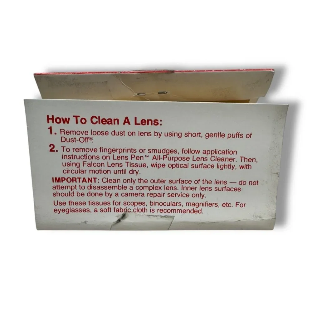 Vintage Camera Lens Cleaning Kit Kodak Cleaner Alpex Blower Brush Tissues